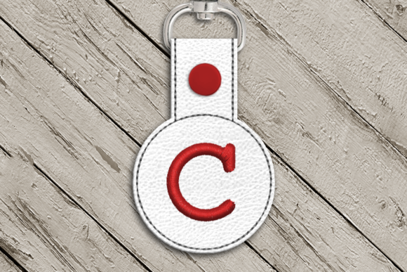A Designer's Review: The Letter C ITH Round Key Fob Applique