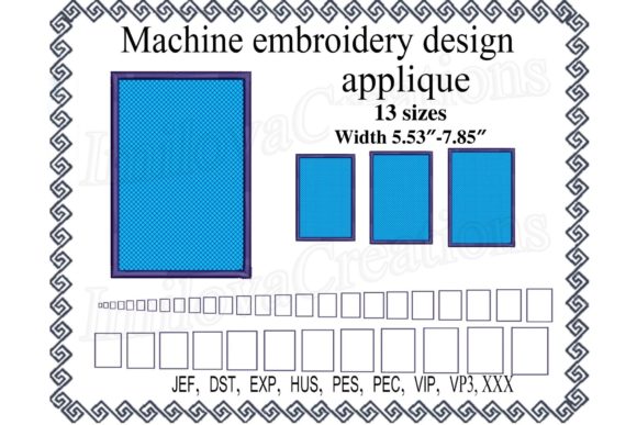 A Practical Review of the Rectangle Applique Embroidery Design