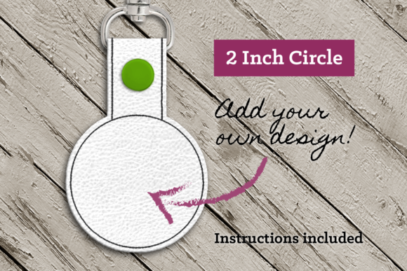 A Professional Look at the Blank Circle ITH Key Fob