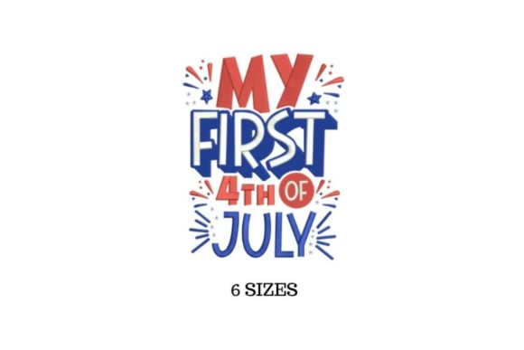 A Professional Review of My First Fourth of July Embroidery