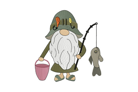 A Professional Review of the Gnome Fisherman Embroidery Design
