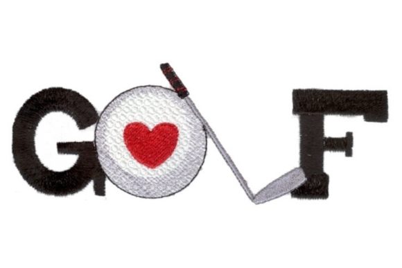 An Embroidery Designer's Honest Review of the Love Golf Design