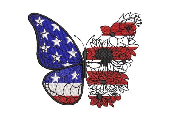 Butterfly USA Flag: A Designer's Review for Gift Crafters