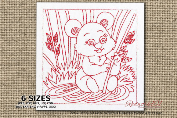 Cute Panda Lineart: A Seasonal Embroidery Designer's Review