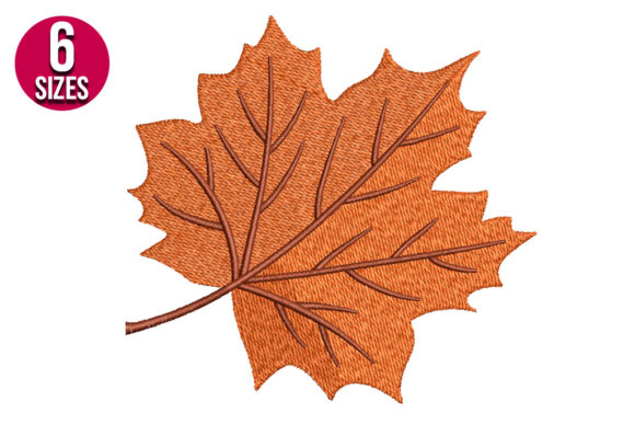 Evaluating the Creative Fabrica Autumn Leaf Embroidery Design