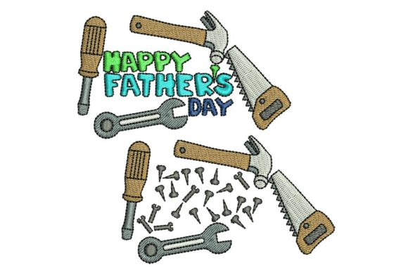 Father's Day Tools Embroidery Design Review