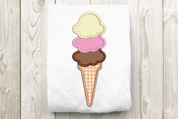 Ice Cream Cone Applique: A Seasonal Design Review