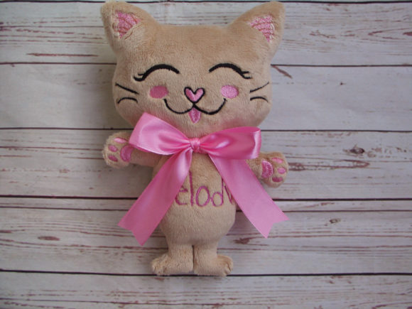 Kitty Stuffie: A Delightful Embroidery Design for Real Projects