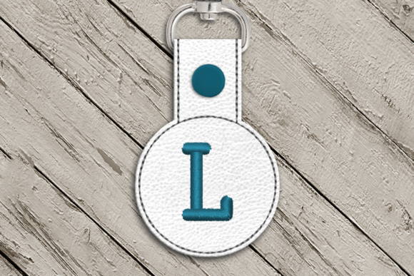 Letter L ITH Round Key Fob Applique: A Designer's Review for Boutique Sweatshirts