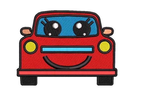 Reviewing the Smiling Car Embroidery Design for Boutique Sweatshirts
