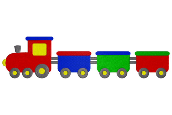 Why This Toy Train Embroidery Design is a Small Business Darling